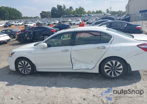 2017 Honda Accord Hybrid Touring из США, поврежденный, VIN JHMCR6F77HC025111